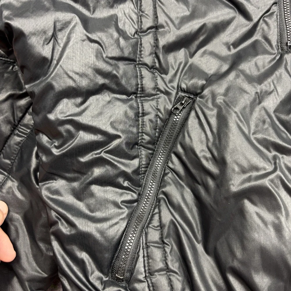 Vintage United Parcel Service UPS Jacket Men's XL Black Puffer Quilted Bomber